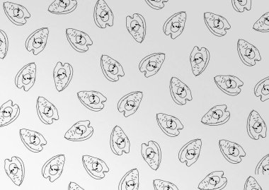 Komik, şirin avokado. Cevizli küçük avokadolar..