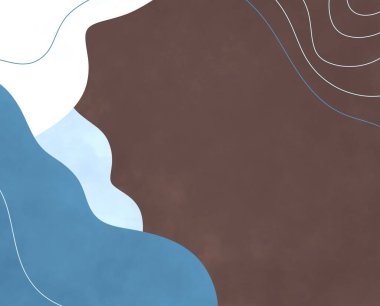 Kahve renkli etiket. Çikolata ürünleri için paketleme.