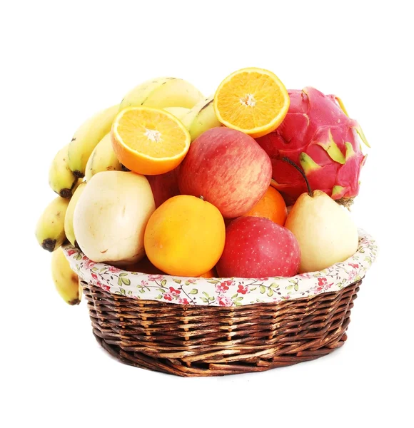 Fruit basket — Stock Photo, Image