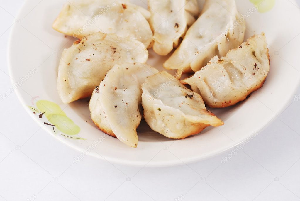 Fried dumplings, Asian food