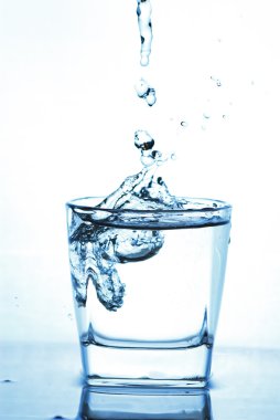 Cam dışında su sıçrama