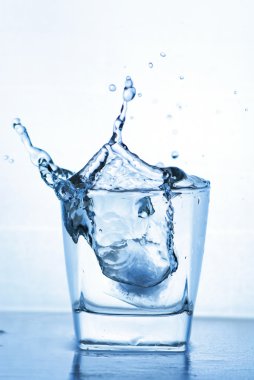 Cam dışında su sıçrama