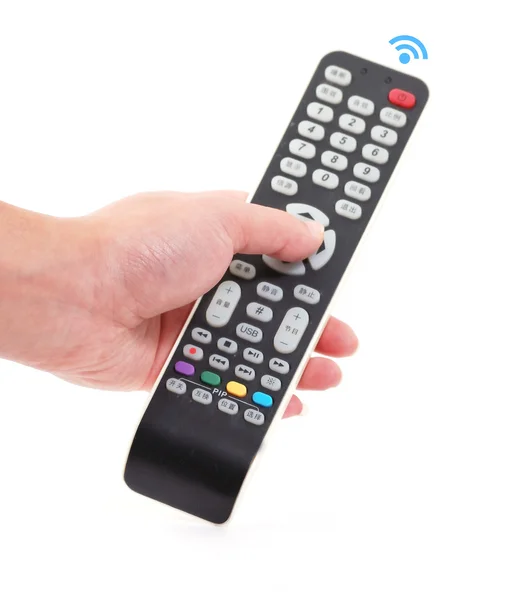 Remote control isolated on the white background — Stock Photo, Image