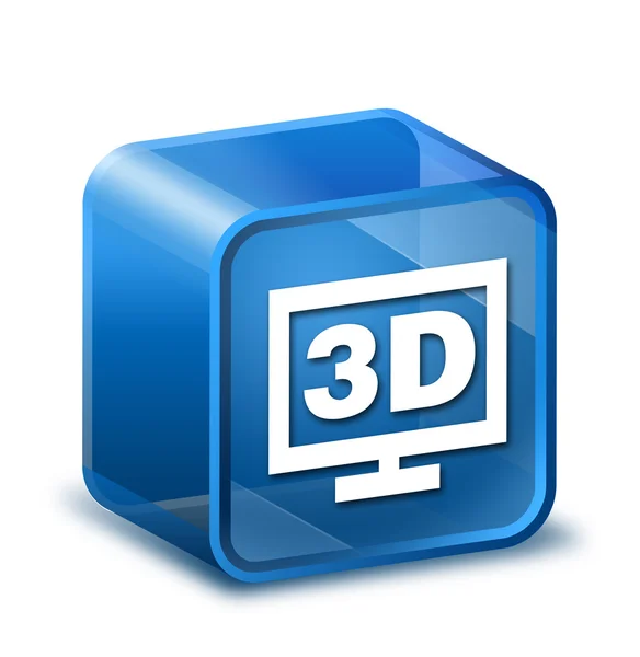 Transparant voor de 3D-pictogram — Stockfoto