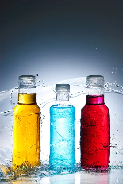 Salpicos de água do vidro Imagem De Stock