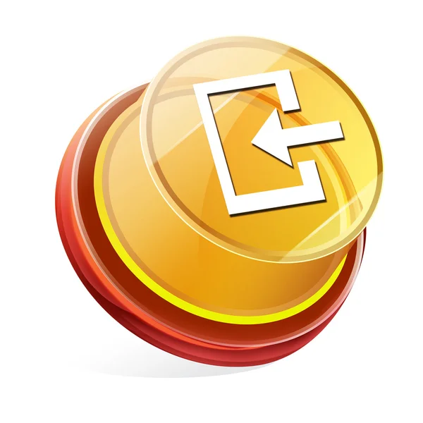 Transparent to the 3d icon — Stock Photo, Image