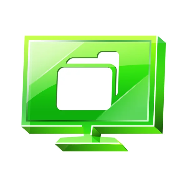 Transparente para o ícone 3d — Fotografia de Stock