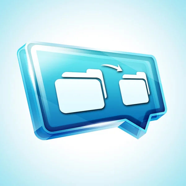 Transparent to the 3d icon — Stock Photo, Image