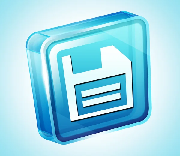 Transparent to the 3d icon — Stock Photo, Image