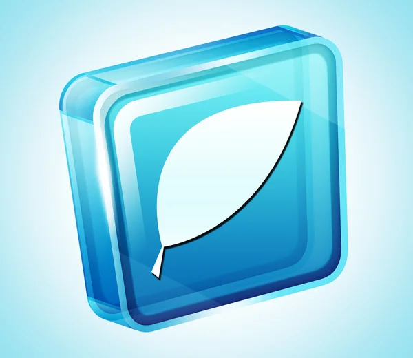 Transparent to the 3d icon — Stock Photo, Image