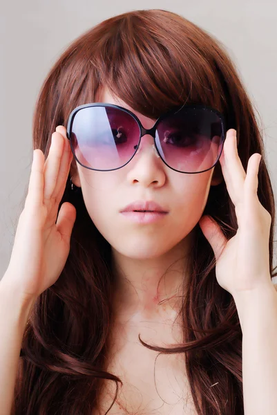 Wearing sunglasses girl