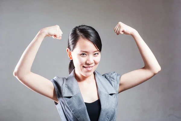 Young woman in great shape - fitness concept — Stock Photo, Image