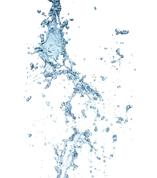 The splash splashing in the white background — Stock Photo, Image