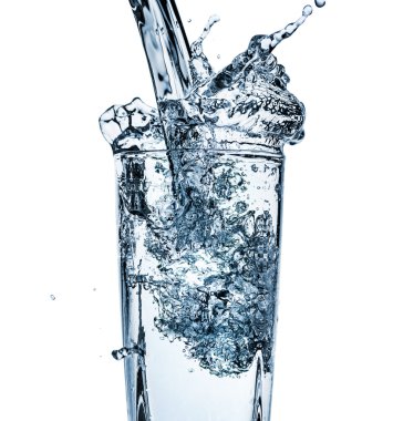 Cam dışında su sıçrama