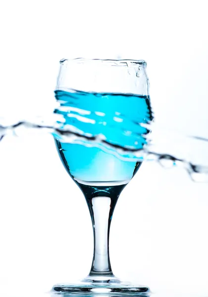 Salpicadura de agua de vidrio —  Fotos de Stock