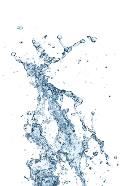 The splash splashing in the white background — Stock Photo, Image