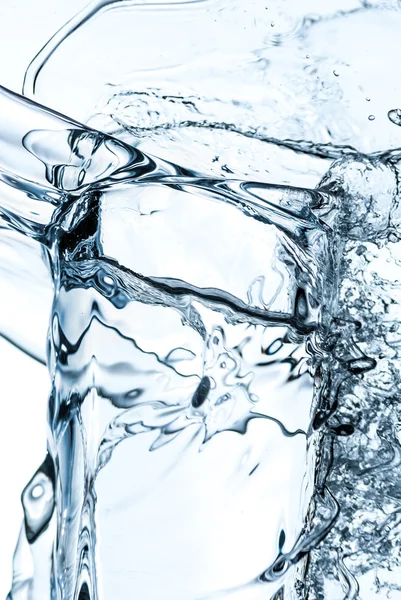 A üveg víz-splash Stock Fotó