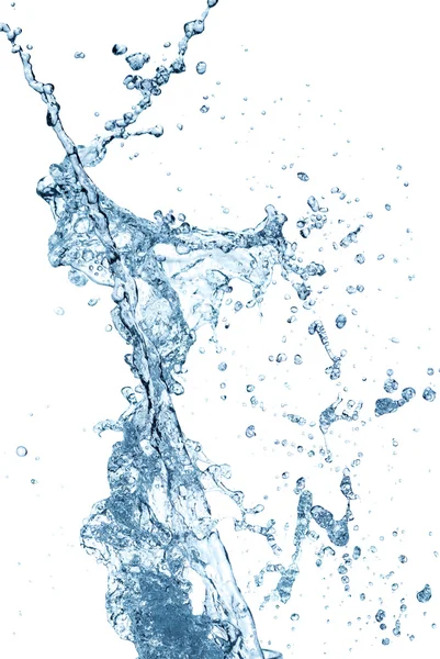 The splash splashing in the white background — Stock Photo, Image