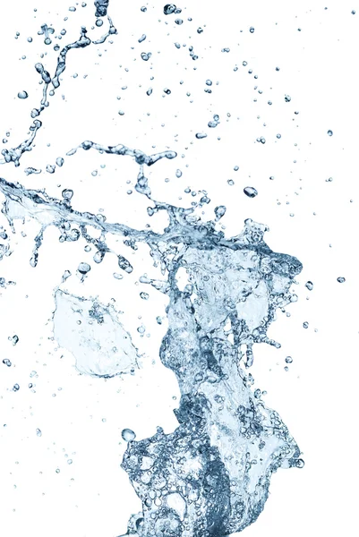 The splash splashing in the white background — Stock Photo, Image