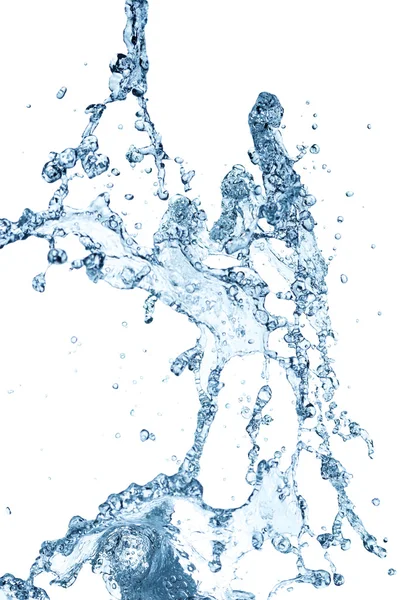 Το splash πιτσίλισμα στο λευκό βάθος — Φωτογραφία Αρχείου