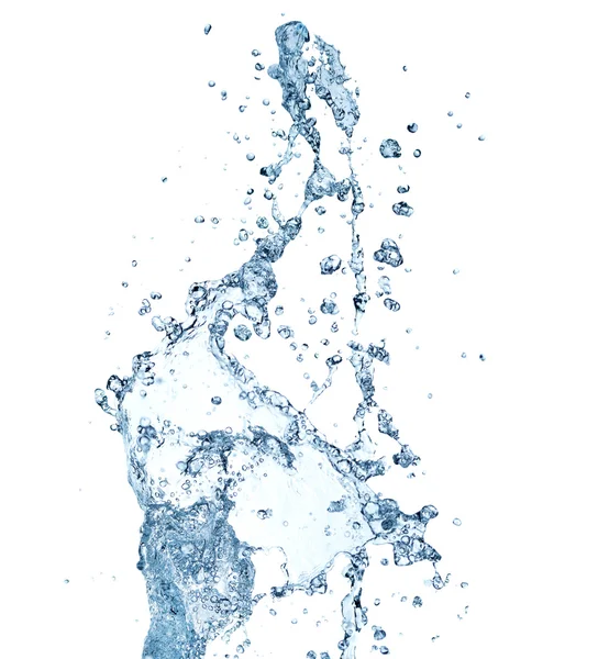 The splash splashing in the white background — Stock Photo, Image