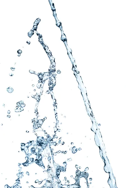 Το splash πιτσίλισμα στο λευκό βάθος — Φωτογραφία Αρχείου