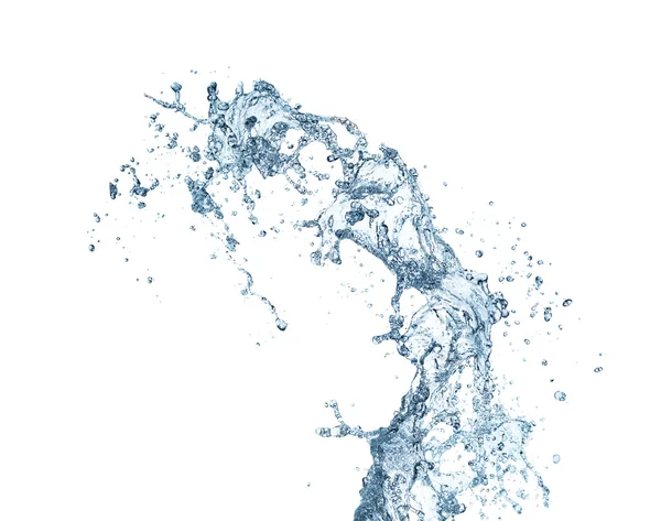 The splash splashing in the white background — Stock Photo, Image