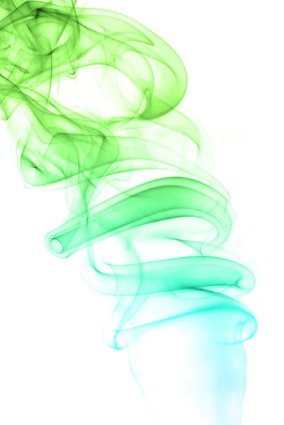 Color of smoke in the white background — Stock Photo, Image