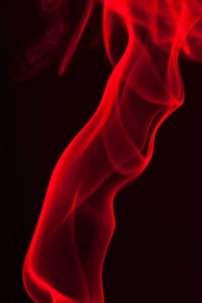Κόκκινο χορού σαν καπνός — Φωτογραφία Αρχείου