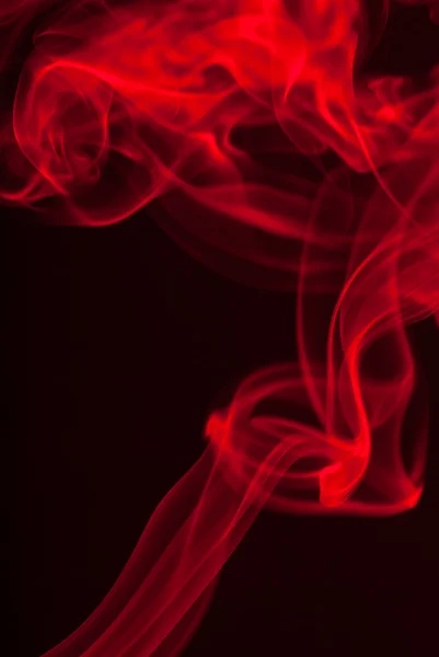 Red dance like smoke — Stock Photo, Image