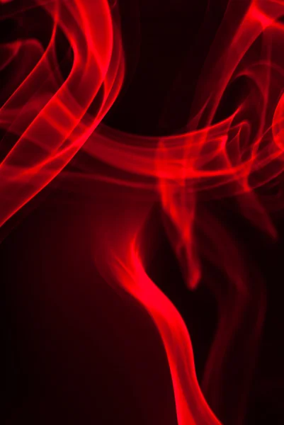Rode dans als rook — Stockfoto