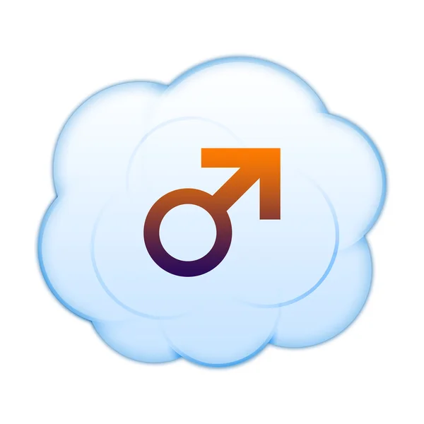 Icon on the clouds — Stock Photo, Image