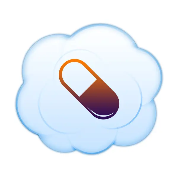 Icon on the clouds — Stock Photo, Image