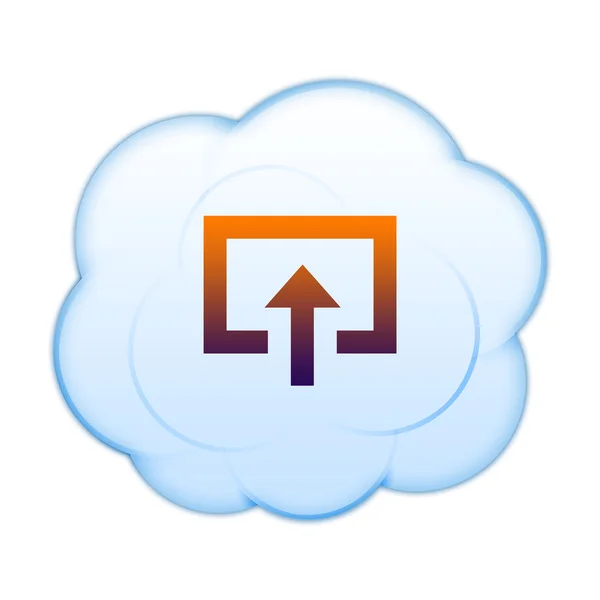 Ikon a felhők — Stock Fotó
