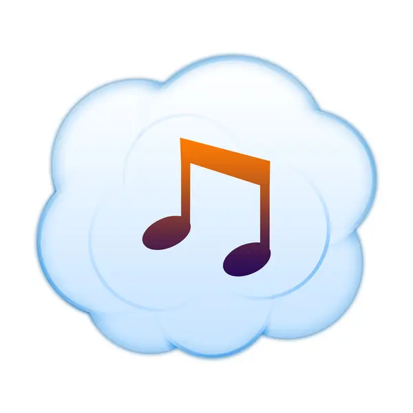 Icon on the clouds — Stock Photo, Image