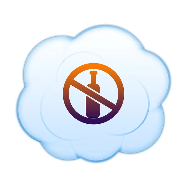 Icon on the clouds — Stock Photo, Image