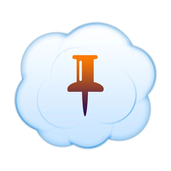 Icono en las nubes —  Fotos de Stock