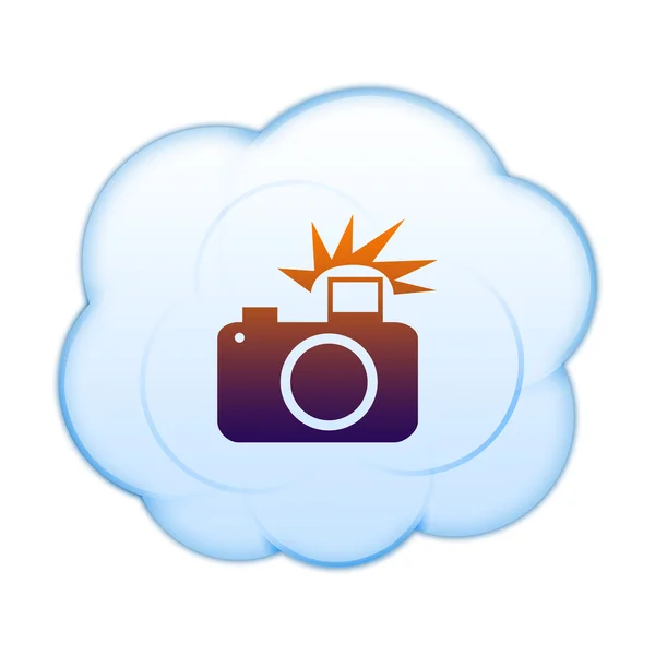 Symbol auf den Wolken — Stockfoto