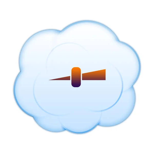 Icon on the clouds — Stock Photo, Image