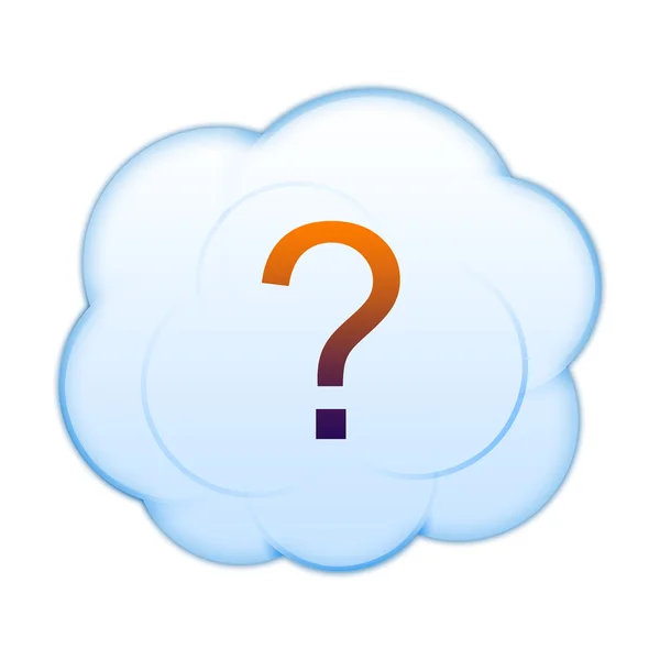 ไอคอนบนเมฆ — ภาพถ่ายสต็อก