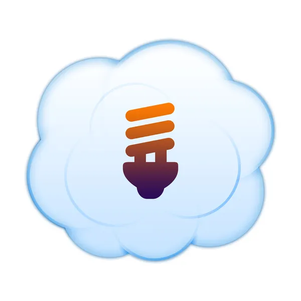 Икона на облаках — стоковое фото