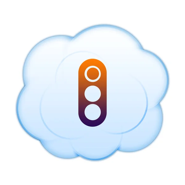 Icon on the clouds — Stock Photo, Image