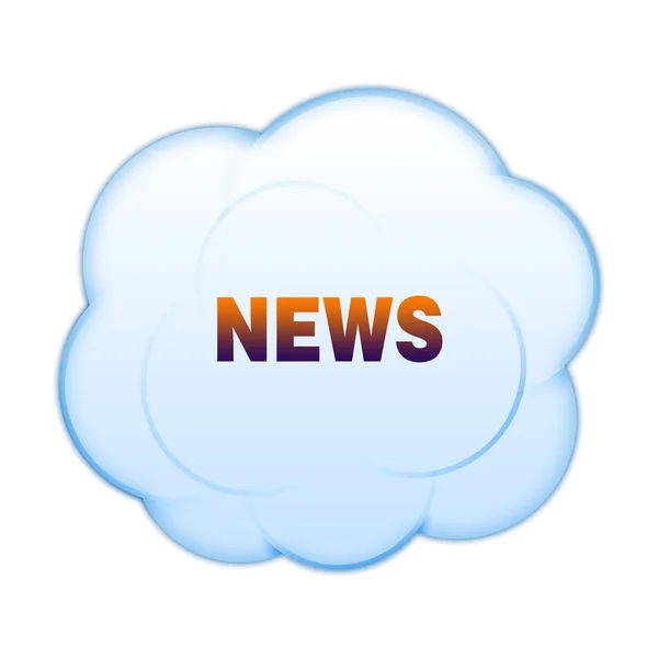 ไอคอนบนเมฆ — ภาพถ่ายสต็อก