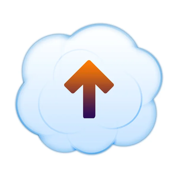 Icon on the clouds — Stock Photo, Image