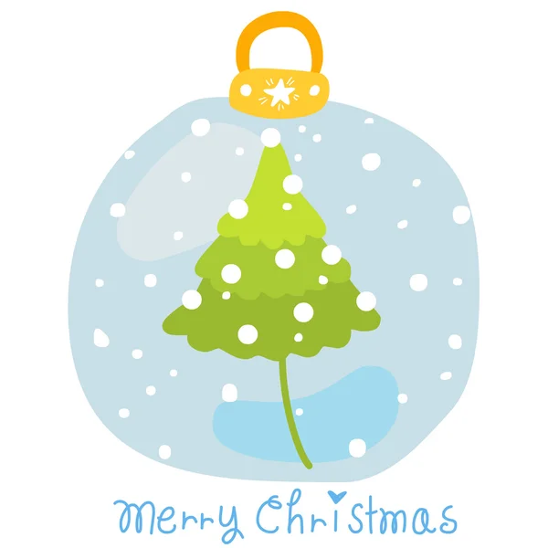 Merry christmas card, wenskaart — Stockfoto