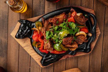 Asya rostosu sebzeli et.