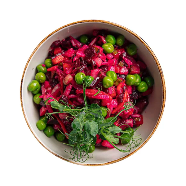 İzole edilmiş pancar salatası kasesi.