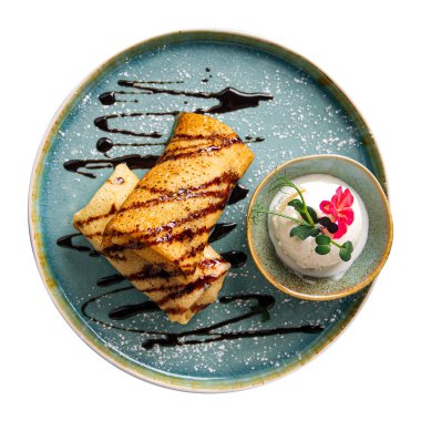 Elmalı böreğin izole edilmiş kısmı.