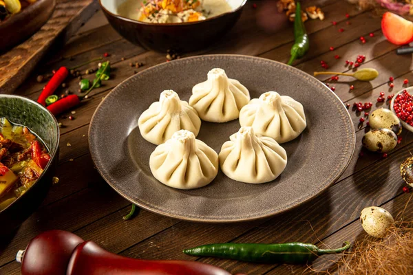 Gürcistan mutfağı khinkali köftesi