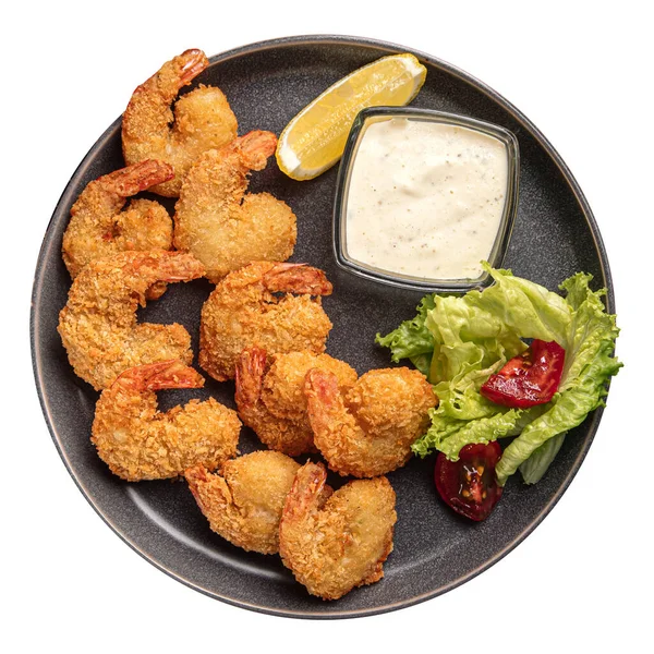 Isolated portion of fried shrimp appetizer — Stock fotografie